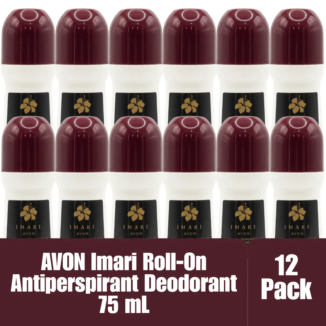 AVON Imari Roll-On Antiperspirant Deodorant 24 Hour Protection 75 mL / 2.6 fl oz - 12 Pack