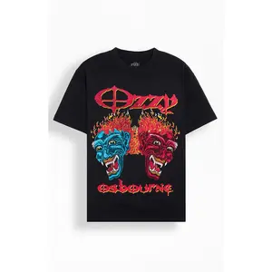 PacSun Men's Ozzy Osbourne Tattoos T-Shirt - Multicolor