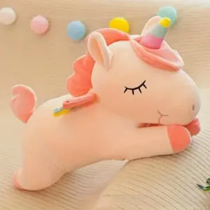 Plush Unicorn Toy in and, Perfect Gift for Boys and Girls, Cute Room Decoration for Kids' Birthday
