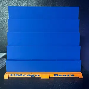Chicago Bears 21 Hobby Card Holder - Blue Card Holder with "Chicago Bears" Text