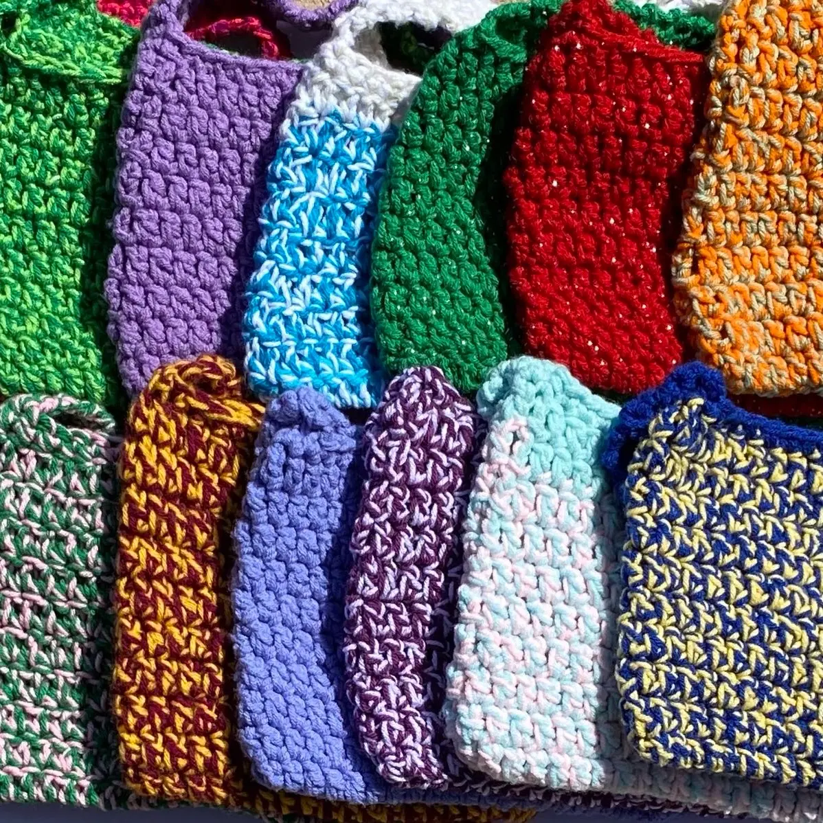 Chunky Crochet Shoulder Bag