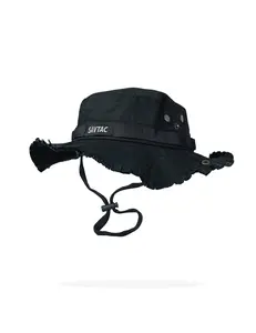 Boonie - Black Ripstop Hat Outdoor Hiking Hat