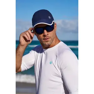 Unisex Lenny Adjustable Sports Cap | Navy/White