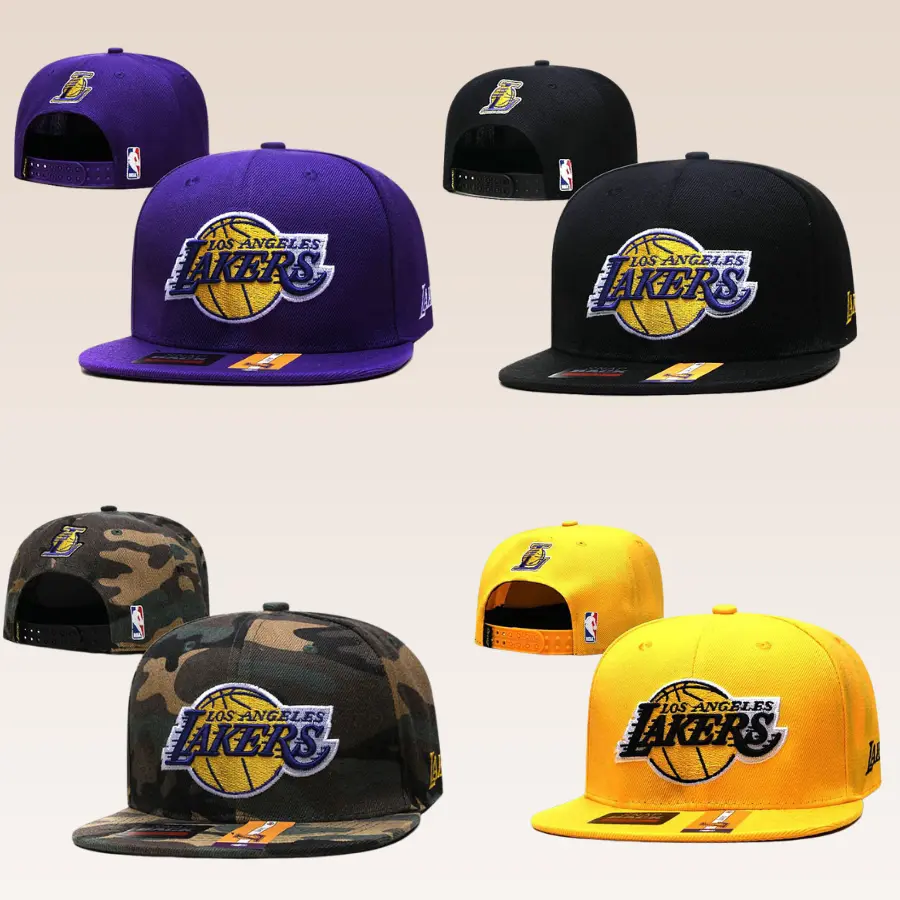 Must Have New Era Los Angeles Lakers Flat Brim Adjustable Cap For NBA Fans, Sportwear Fashion, Hot Trend 2026