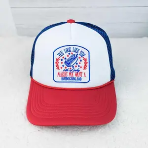 You Look Like The 4th Of July Makes Me Want A Hot Dog Real Bad Embroidered HAT/POCKET Patch