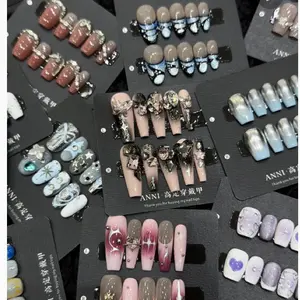 JudithArtNail BUY3 GET 1 FOR FREE 1-3 sets high-quality custom press-on nail  (with color selected via live stream or sent randomly)