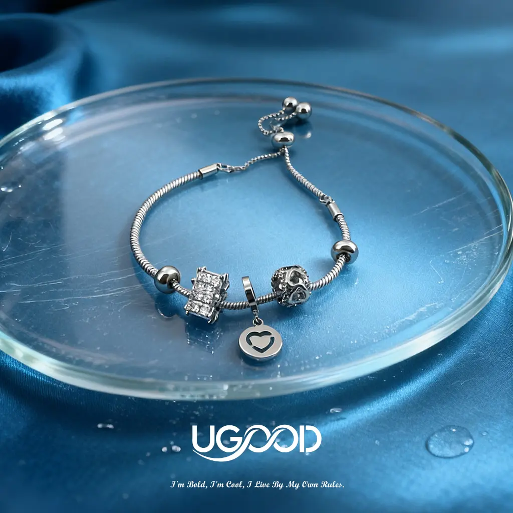 Cosmo de UGood Bracelet, Forged with Brass Zicron, Designed with Love, Amplifies Statement and Aesthetics for Casual Outing and Business Occasions, Improve Confidence and Fashion Chic