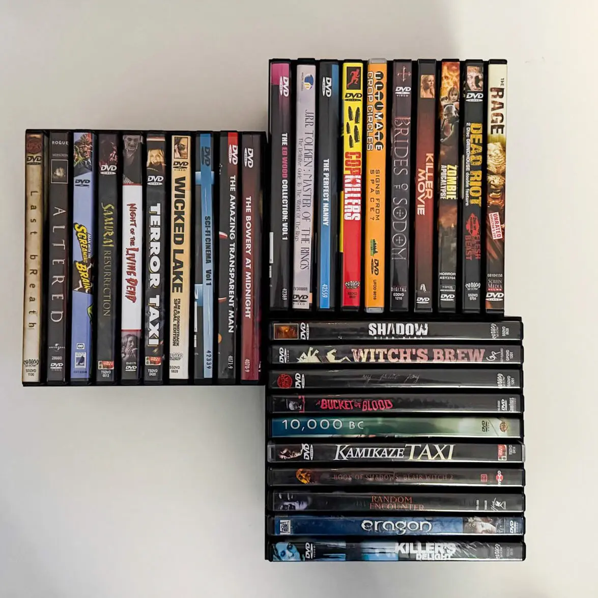 DVD Wall Organizer – Modular Storage Rack & Display