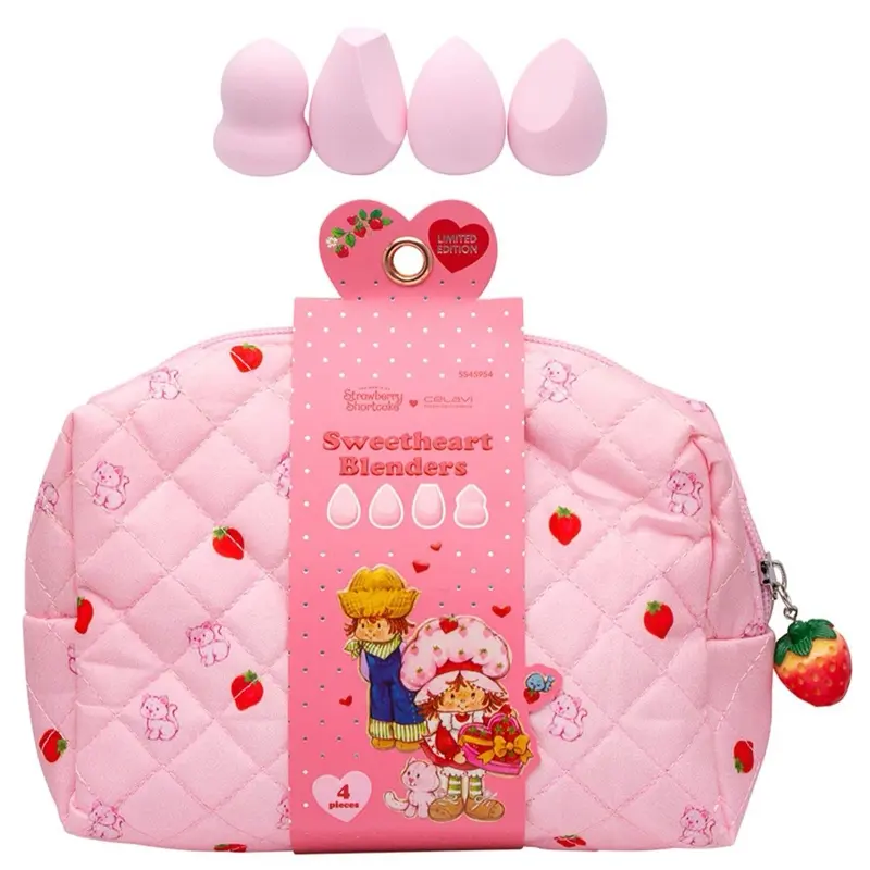 Sweetheart Blender Limited Edition - 4 Piece Set with Adorable Design and Pink Quilted Case