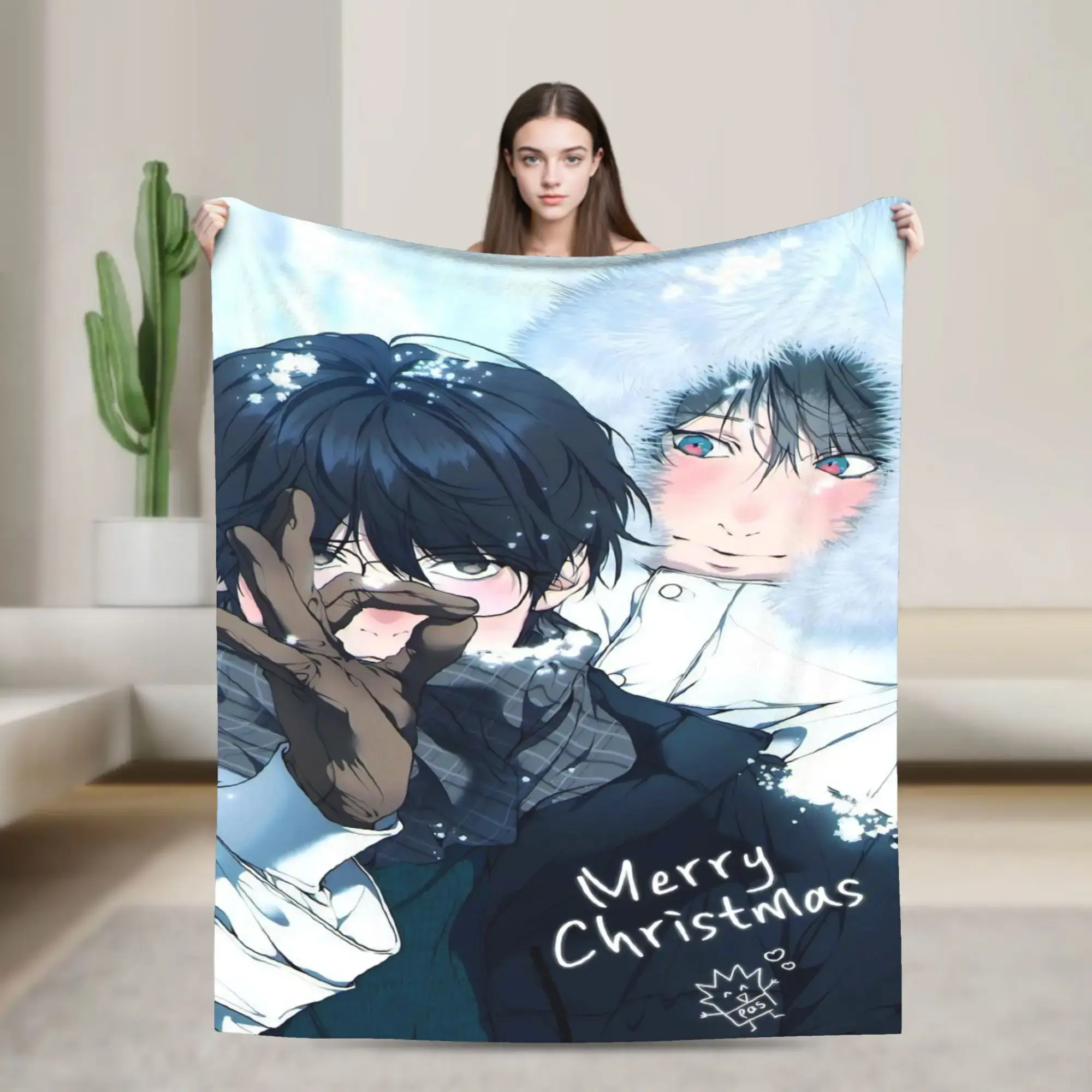 Super Warm Blankets Picnic L-Lost In The Cloud Anime Throw Blanket Flannel Bedspread For Couch Chair Bed Sofa Bed Cover