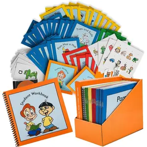 4 Weeks to Read Program and Extra Workbook - Includes 53 Books, Teaching Manual, Activity Workbooks, CD, Flashcards, Manipulatives - Teaches Letters, Phonics, Writing, & Reading