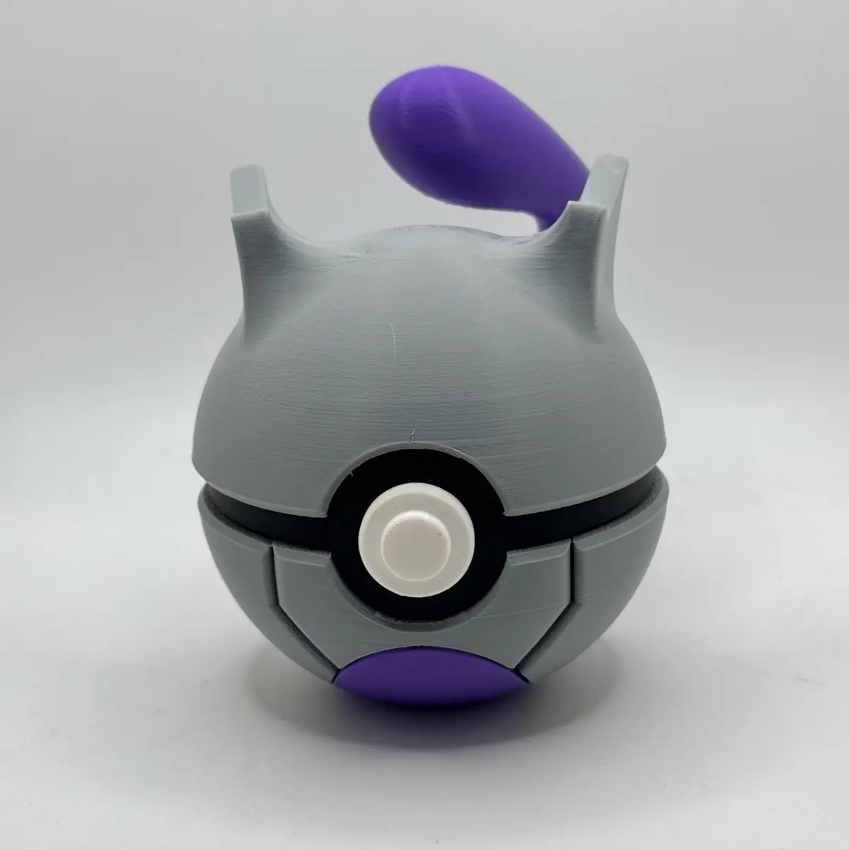 Mewtwo-Themed Decorative Pokeball - Pokemon Fan Collectible, Ideal for Decoration, Display or Gifting, Tv/Movie Character