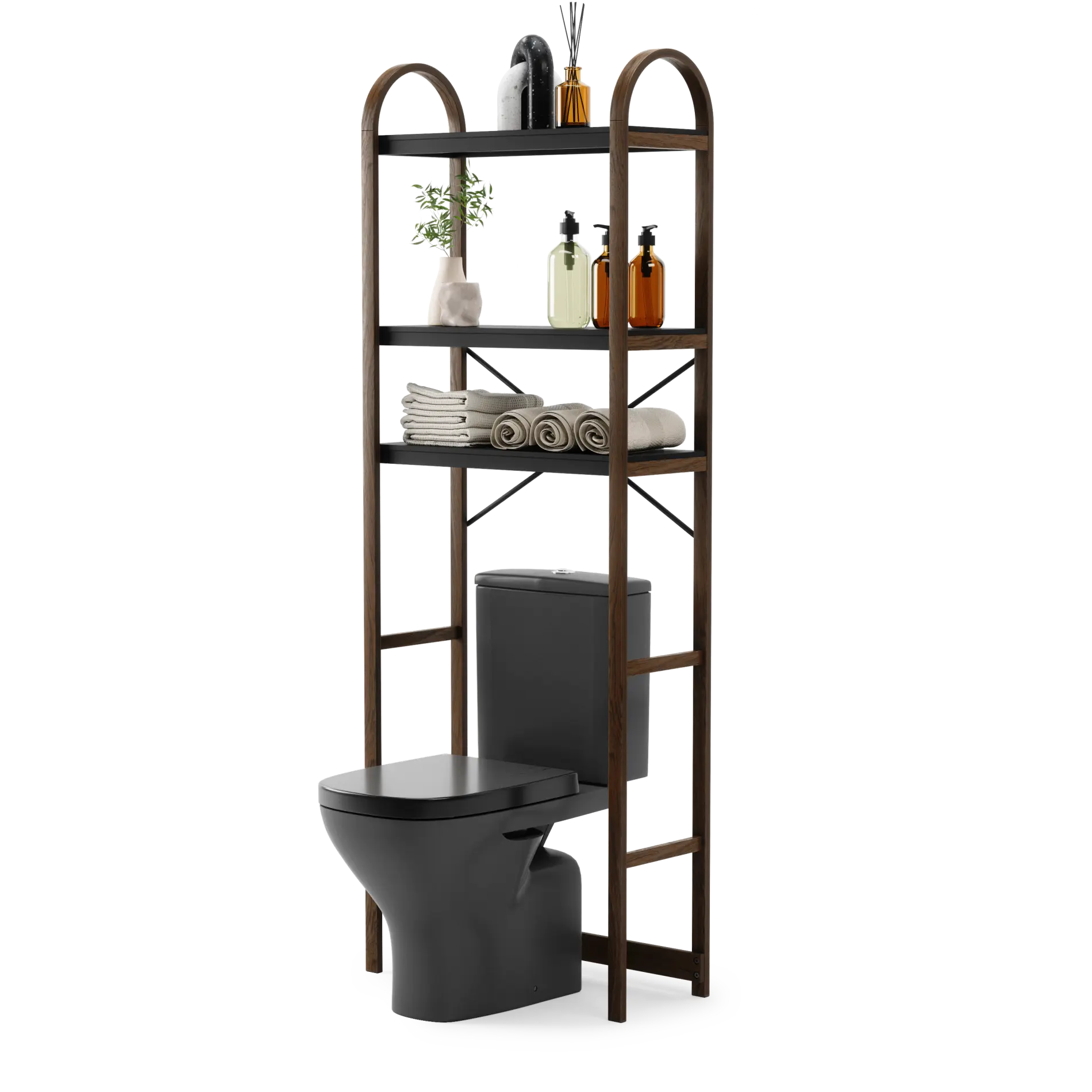 Umbra Bellwood Over the Toilet Shelf - Modern Shelving & Storage Organiser Racks