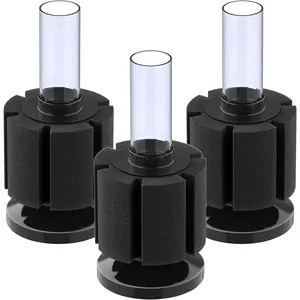 3 Pack Aquarium Sponge Filter Quiet Betta Fry Shrimp and Small Fish Foam Filter for Tiny Fish Tank up to 10 Gallon