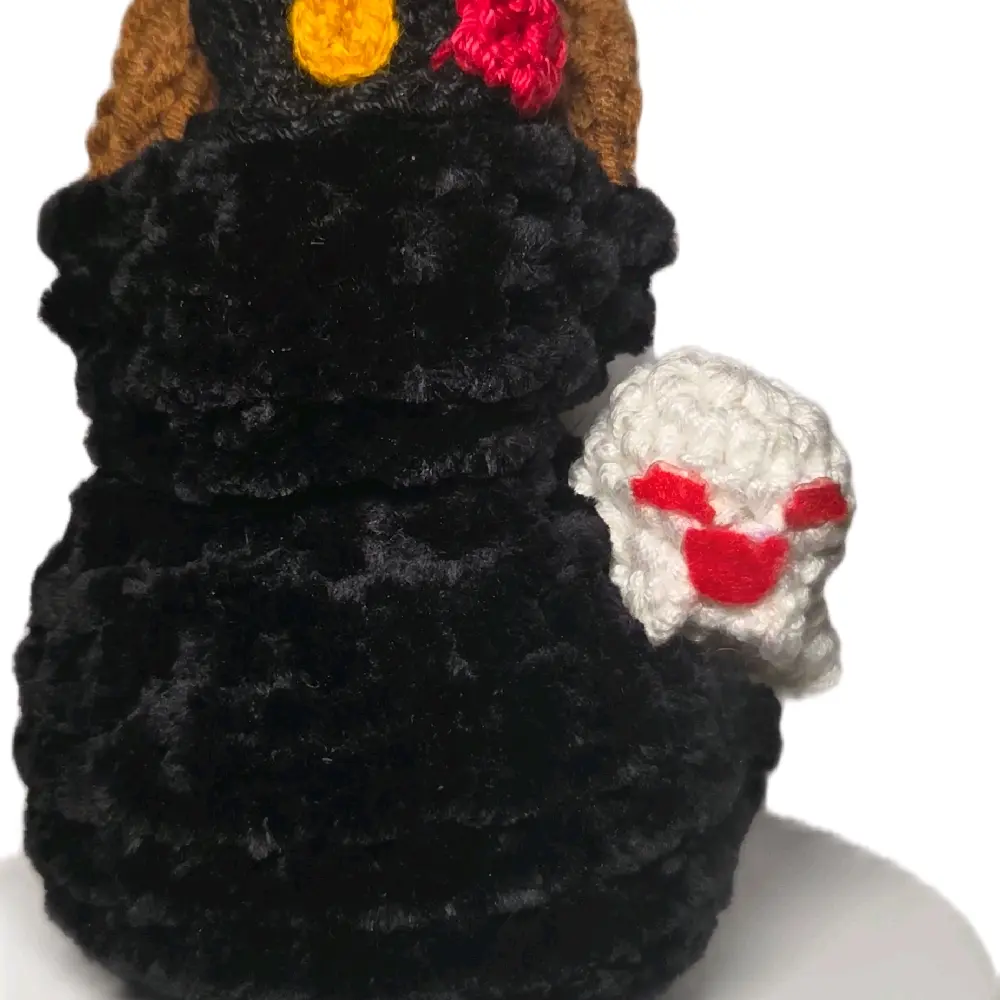 Genshin Inspired Velvet knit Hu Tao bunny