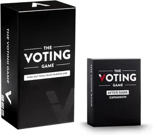 The Voting Game + After Dark Expansion Set - The Hilarious Adult Party Game About Finding Out Who Your Friends are - Perfect Christmas White Elephant Gifts, Stocking Stuffers + Board Games Night