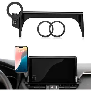 Hesanzol Car Phone Holder for Toyota RAV4 2019-2025 Accessories, 360 Rotation Cell Phone Mount Compatible with MagSafe, Only Fits 7/8-Inch Screen