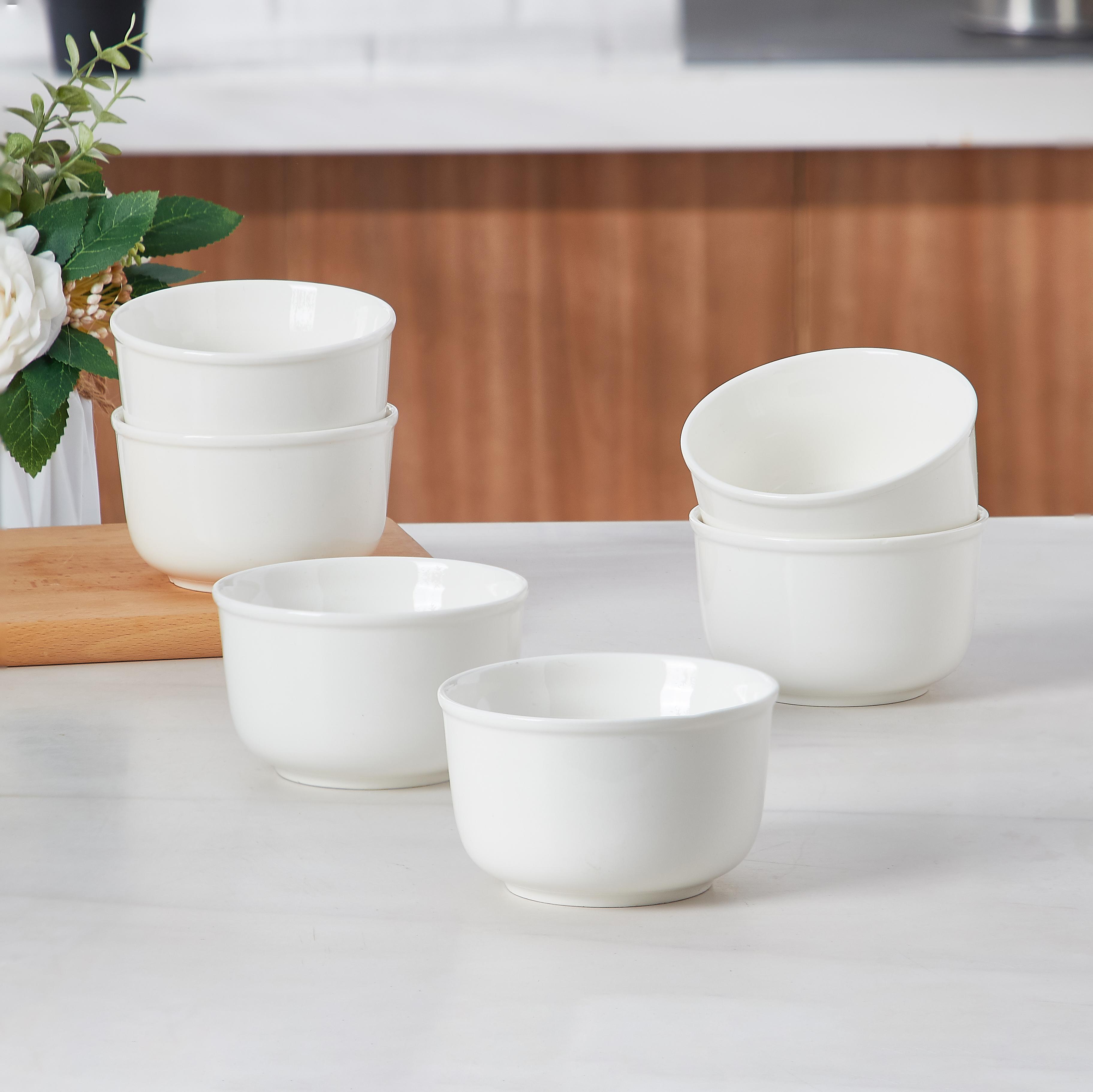 6pcs & 8pcs Porcelain Soup Bowls, 8oz White Ceramic Bowls For Kitchen, Cereal Bowl ForOatmealFruit, Salad, Ramen And Rice Bowl -Dishwasher & Microwave Safe Bowls, White,, IdealFor Daily Meals, Family Dinners, Parties, And Entertaining 6pcs & 8pcs Porcelain Soup Bowls, 8oz White Ceramic Bowls For Kitchen, Cereal Bowl ForOatmealFruit, Salad, Ramen And Rice Bowl -Dishwasher & Microwave Safe Bowls, White,, IdealFor Daily Meals, Family Dinners, Parties, And Entertaining