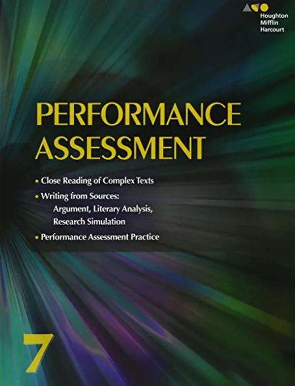 USED Book - Performance Assessment Student Edition Grade 7 by Houghton Mifflin Harcourt (Paperback) - english