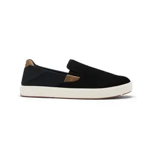Olukai Laeʻahi Nui Men’s Sneakers Slip-On Shoes - Black / Tan