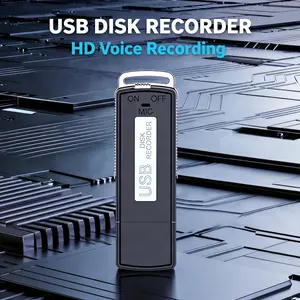 Professional recorder, portable recorder, one-click recording, one-click saving, multi-functional USB recorder