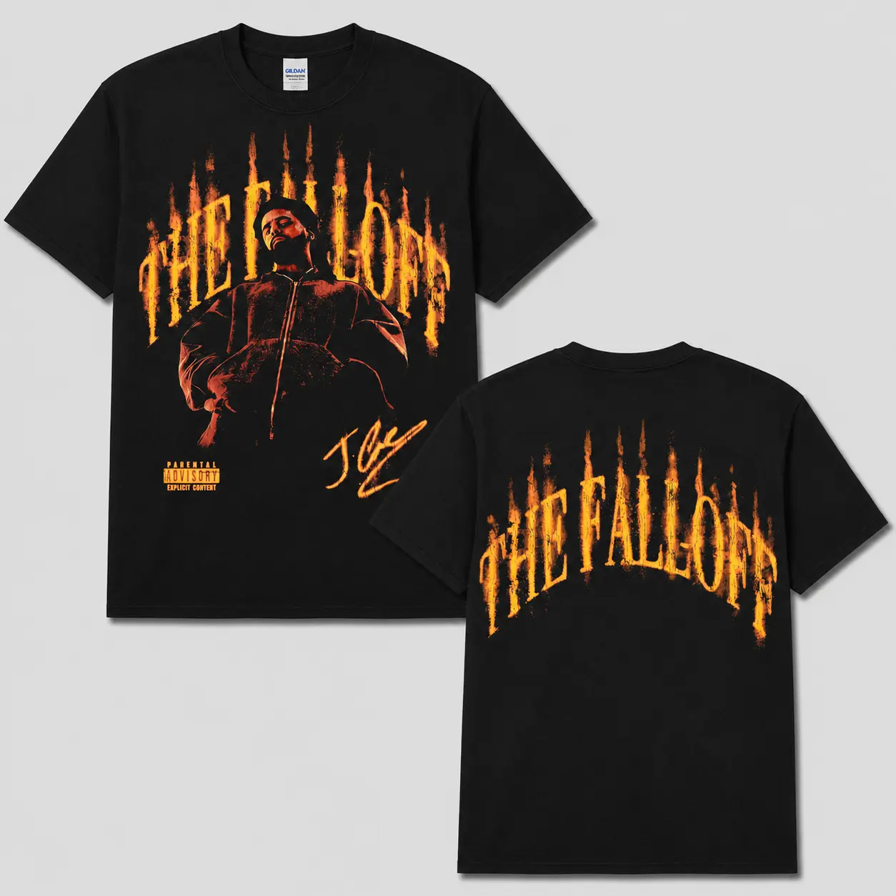 J. Cole, The Fall-Off Album 2026 Graphic Premium Acid Washed Cotton T-Shirt For Cole World, Disc 29, Disc 39 Hip-Hop Shirt, The Fall-Off Album Merch, Jermaine Lamar Cole Fan Graphic Tee, Dreamville Music Fan Merch WASHED BLACK