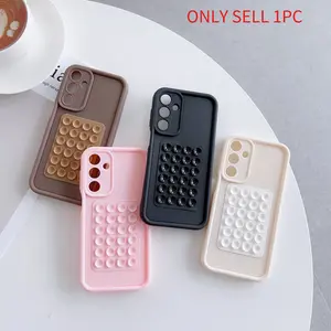 Suitable for Infinix Tecno series Note30/Note40/Note50/Smart7/Smart8/Smart9/Smart10/Hot30/Hot40/Hot50/Hot60/Spark10/Spark20/Spark30C/Spark40C Creative multifunctional (suction cup/phone case), strong adhesive smooth surface phone case