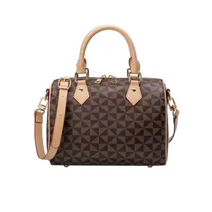 Fashionable crossbody bag with geometric pattern, lightweight zippered shoulder bag with adjustable strap, trendy versatile commuter bag for everyday use, women’s purse, Mother’s Day gift