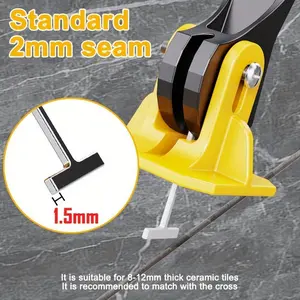 50pcs EasyTile Leveling System - Achieve Perfectly Level Tiles in Minutes with Durable Replaceable Steel T-Pins! Hardware Construction Tools
