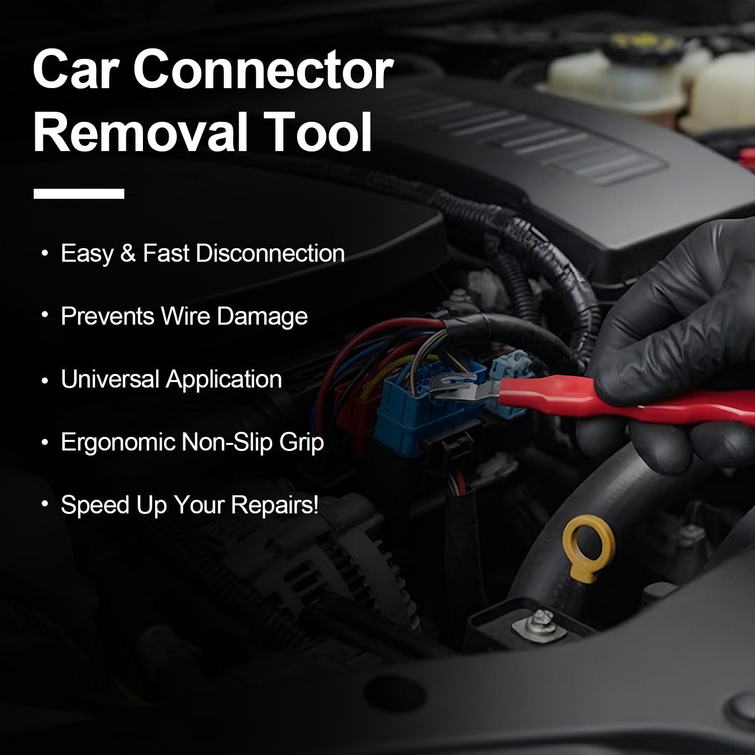 VAYWET Automotive Electrical Terminal Connector Separator Terminal Release Removal Tool, Connector Removal Pliers Connectors Remove Tool, Double Ended Design Auto Puller for Cars, Trucks, SUV Dual End Wiring Harness Disconnect Metal Connector Pin Removal