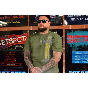 SIMMS Surfer Tee#523 -Olive or Black