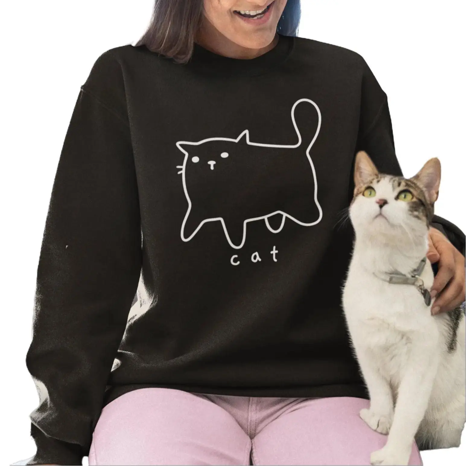 Cat Sweater / Cat Lover Gifts, Sweatshirts, Gifts for her, Unique Gifts