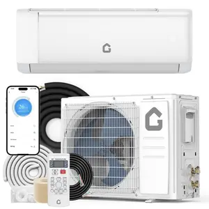 Garvee 9,000 BTU Ductless Mini Split AC & Heat Pump, Plug-in 115v, 24 SEER2, Energy Star, Ultra-Quiet, Eco-Friendly r454b, 4-in-1 Remote Control, Cools/Heats 450 Sq.Ft, No Electrical Upgrade Needed