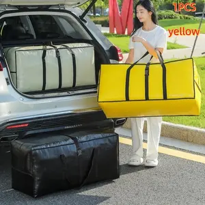 Moving Packing Bag with Buckle Closure, Large Capacity Thick Luggage Bag, Waterproof Storage Bag, Durable and Odorless, Travel Organizer Bag, Storage Transportation Bag, Travel Bags