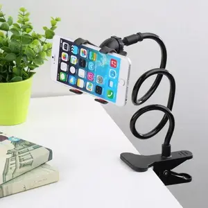 1pc Lazy Phone Holder, Flexible Gooseneck Stand with Clip for Bed Desk, Hands-Free Universal Stand for Watching Videos