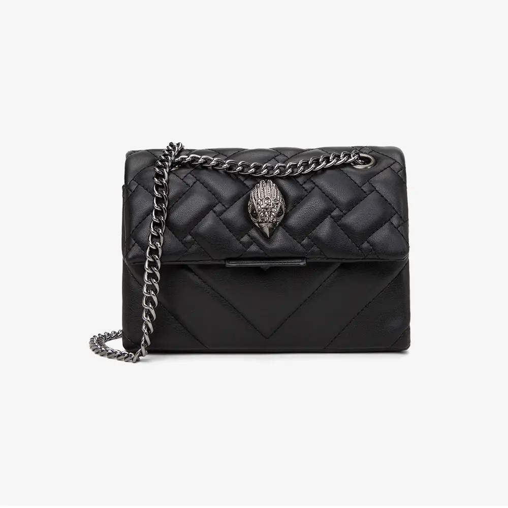 Kurt Geiger Eagle Head Quilted Women's Mini Leather Crossbody Shoulder Bag