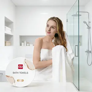 10 Pieces Disposable Bath Towel Set Thickened Enlarged 70x140cm Independently Packed for Business Trips Resort Hotels Bathrooms Soft Strong Absorption