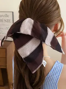 Autumn and Winter Women's Retro Stripe Pattern Double layered Headband, Designed Fashionable and Durable, Very Suitable for Daily Use, Made of High Quality Material