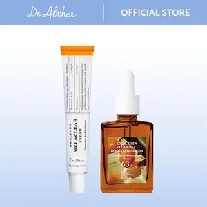[Dr.Althea Official] Brightening Boost Set - Vitamin C Boosting Serum for a Radiant, Even Complexion,  Melaclear Cream to Visibly Reduce Dark Spots, Korean Skincare