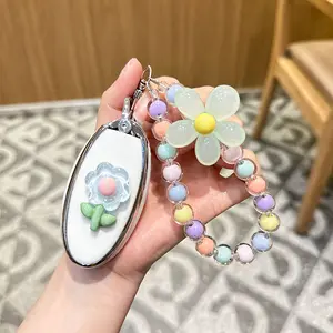 For Nissan Key Fob Cover with Keychain, Soft TPU Key Case Protector Compatible with 2021-2024 Rogue, Altima, Sentra, Murano - Keyless Entry Remote Shell for Nissan Accessories