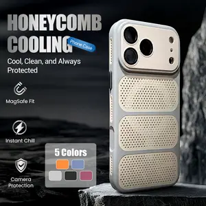 Breathable Honeycomb Vent MagSafe iPhone Case