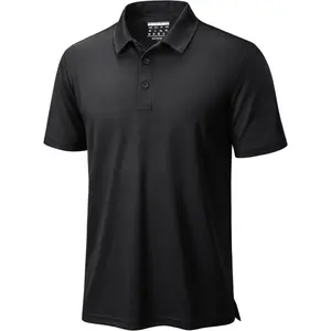 Men's Polo Shirts Short Sleeve Dry Fit Golf Shirt Casual Performance Athletic Tennis Shirts for Men