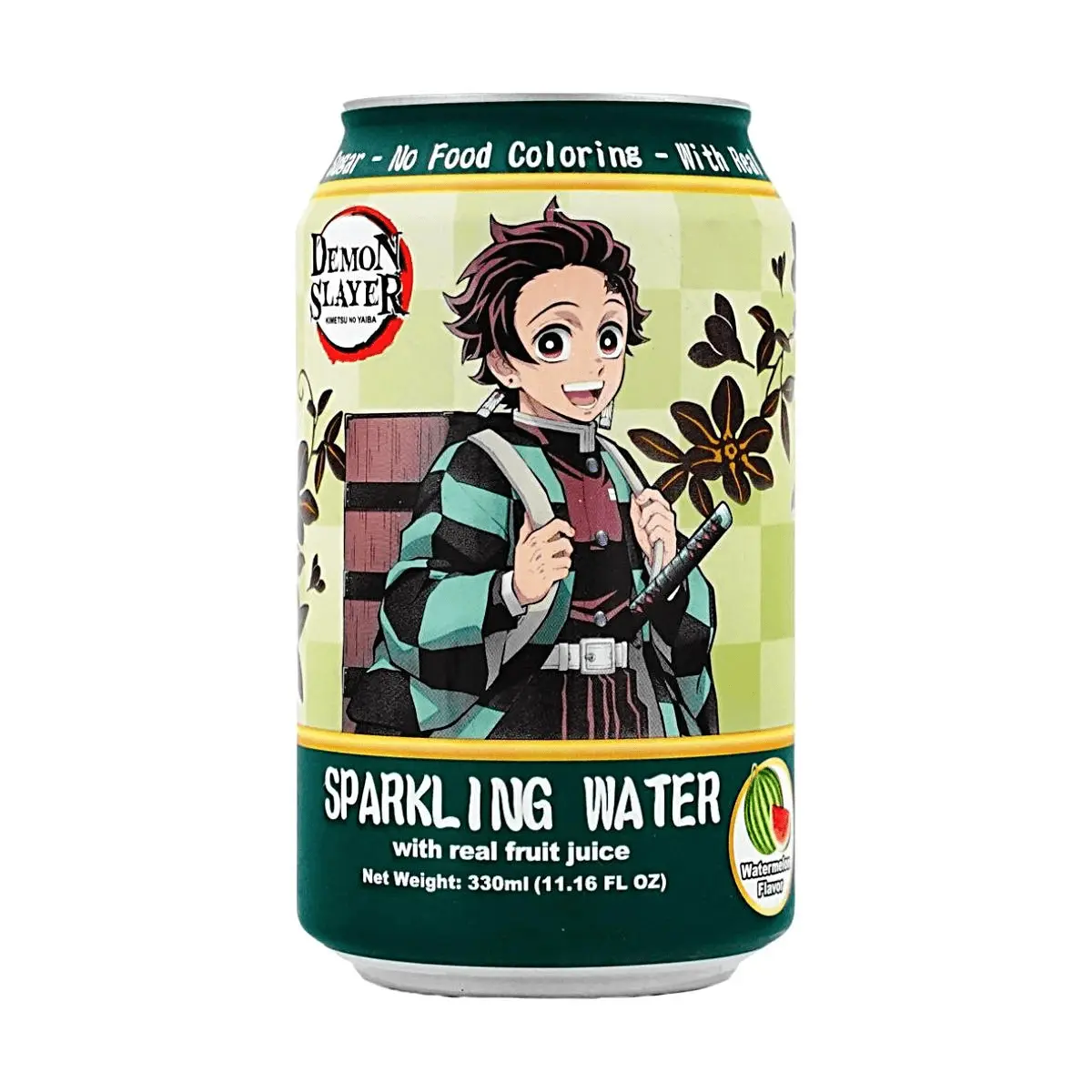 ANYYUMS Demon Slayer Limited Edition Canned Pack Fruit Sparkling Water Drink, 11.16 fl oz (330ml) Vietnamese Flavor Beverage