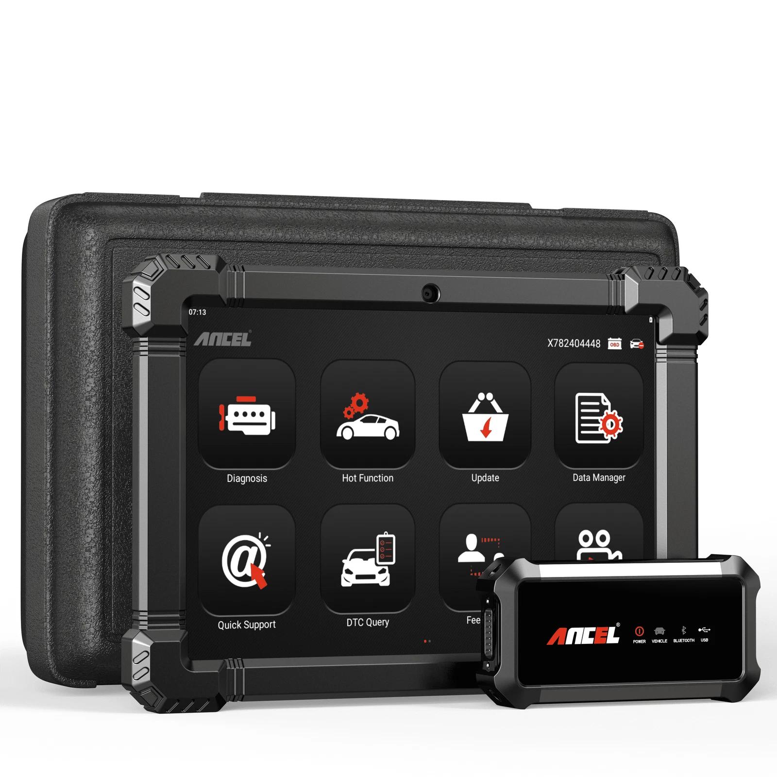 【Pickup truck expertise】ANCEL X7 Diesel & Pickup Diagnostic Scanner — J1939/J1708 Heavy-Duty Support | Full-System 10+ Service Functions | Bi-Directional Control | Best Tool for F150, RAM, Duramax, PowerStroke, Trucks & Vans