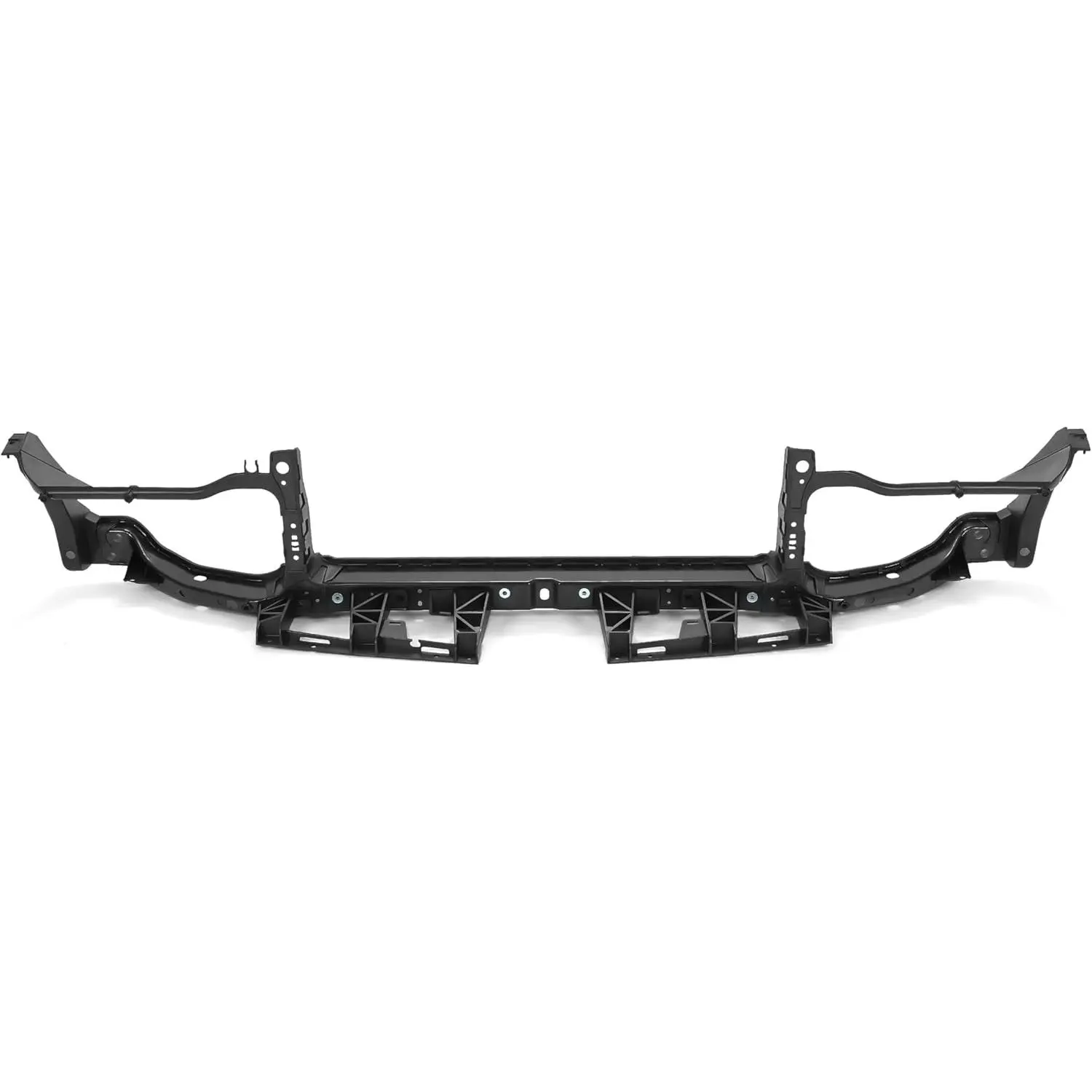 Upper Radiator Support Compatible with 2008-2014 Dodge Challenger Replacement for 5028743AE CH1225268 Upper Tie Bar Assembly Electrophoresis Steel Plastic Black