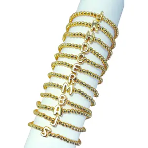 Bubble Initial Bracelet