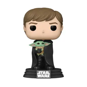 Star Wars The Mandalorian Luke with Child Pop! Vinyl Figure #482