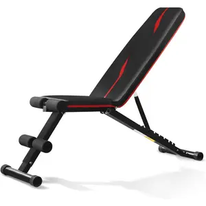 US Seller02 Weight Bench Press, Strength Training Adjustable Workout Benches for Full Body, Gym Benches for Incline Decline Exercise