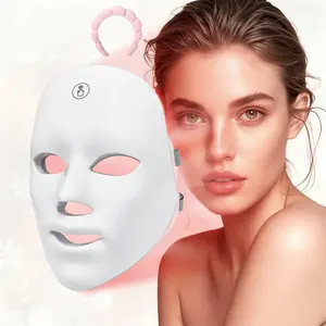 2027 New LED Facial Mask for Skin Repair, USB Rechargeable, Simple Design, Ideal Holiday Gift, Includes Hairband