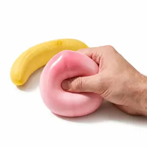 Squishies Toys 2-Pack Fruit Combo Set TPR Eco-Friendly Slow Rising Stress Relief Office Fidgets